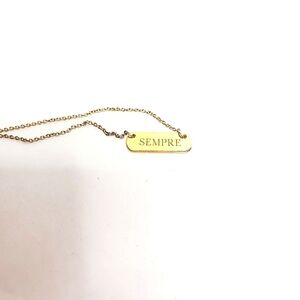 Stella & Dot Sempre Necklace Gold Toned Always